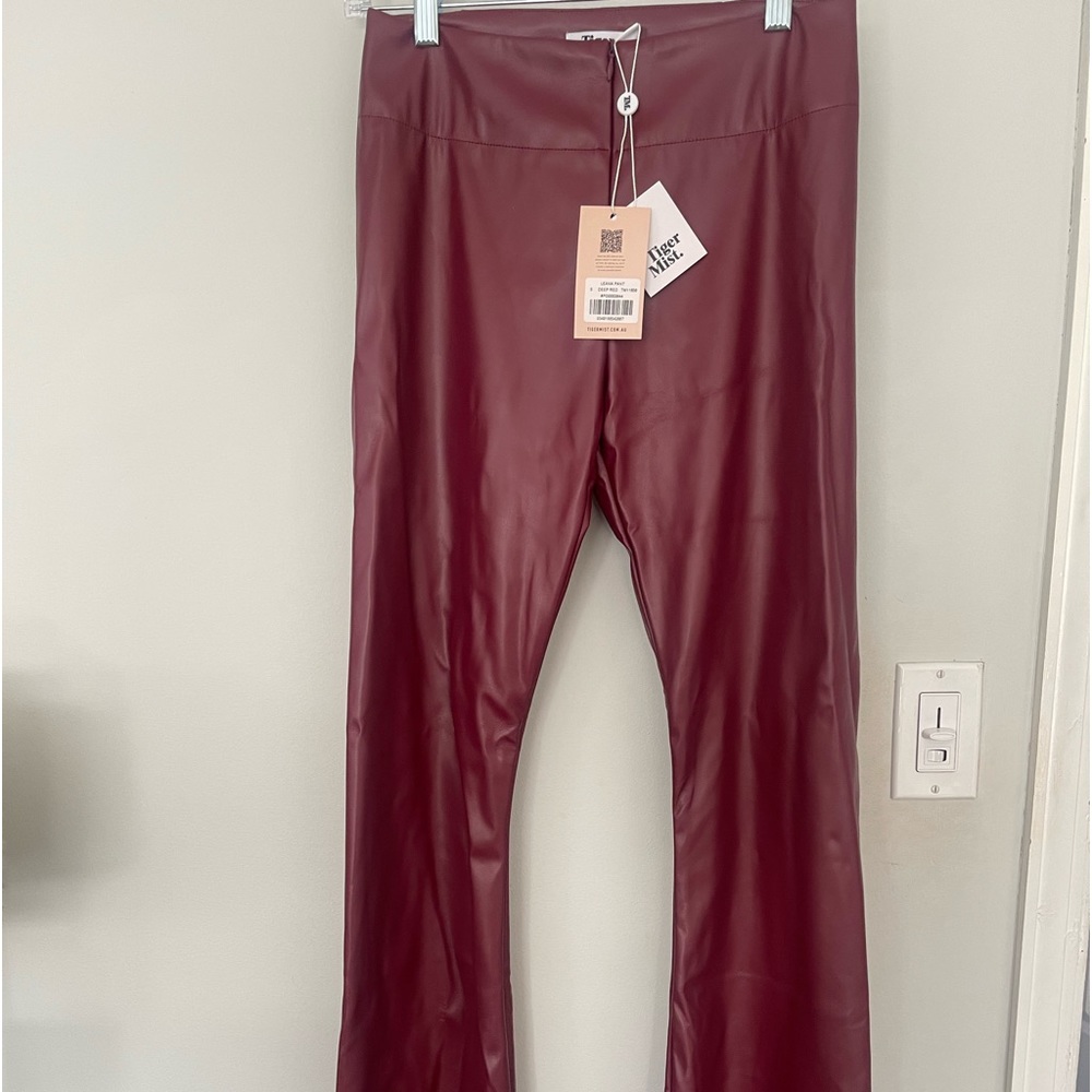 Tiger Mist leather like pants